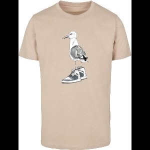 Mister Tee - Seagull Sneakers Heren Tshirt - 3XL - Beige