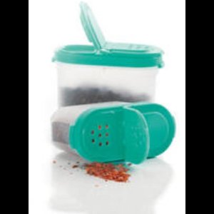Tupperware kleine kruidenovaaltjes set van 2 stuks a 100 ml