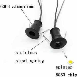 Mmgoqqt - Zwarte 9-delige 12V 1W mini LED inbouwspot voor keuken-trap-kasten-gangen-doe-het-zelf verlichting- warm wit-vitrines-kleine plafonds-IP65 3000K (120掳 warm wit)