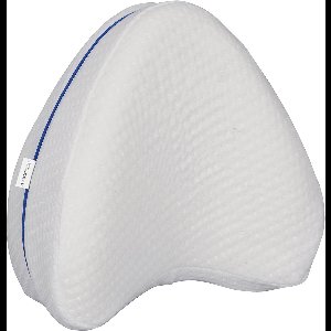 Nexxt Leg Pillow Been- en Kniekussen met Afneembare Hoes – Memory Foam - Voor Zijslapers - Ergonomisch - Voorkomt Pijn in Knie, Heup en Rug - Wit