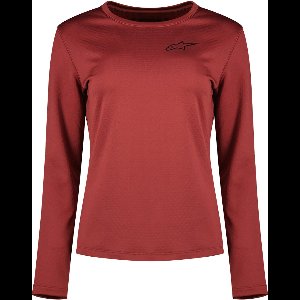 Alpinestars Bicycle A-dura Termic Korte Mouw Wielertrui Rood S Vrouw