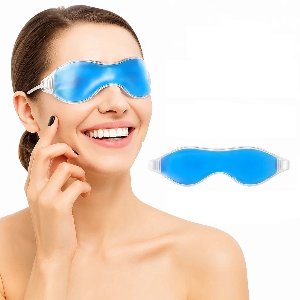 Gelmasker I Oog Gelmasker I Gelmasker Voor OgenI I Oogmasker I Koelmasker I Anti Wallen I Koelmasker I Blauw