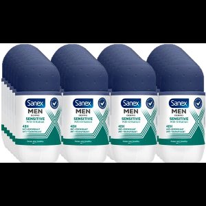 Sanex Deo Roller Men - Dermo Sensitive 48H - 24 x 50 ml - Voordeelverpakking