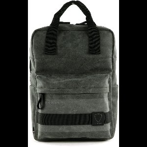strellson laptop rugzak rugzak met laptopvak Finchley Josh Backpack Dark Grey grijs