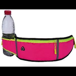 Fanny pack running fanny pack outdoor mobile phone pack multifunctionele waterafstotende ultradunne nauwlettender bike bag kettler bag, mellow red