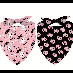 Honden Bandana Halloween - 2 - delig - Spooky & Cute – 68cm