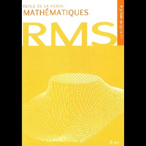 Revue de la filière mathématiques RMS 115-4