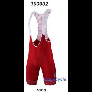 Fietsbroek Heren Rood 3XL met zeem en zijzakken