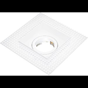 Ledvion – Trimless LED Inbouwspot Vierkant 130x130mm – Wit – Dimbaar – Kantelbaar – GU10 – IP20