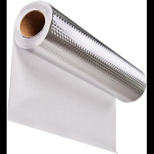 Cuhostki 1 Stuk - Waterdicht - Oliebestendig-Keukensticker - Zelfklevende Aluminiumfolie Achterwand - 40CM X 5 M- Hittebestendig Voor Keukenbladen Bureaus Kasten Muren