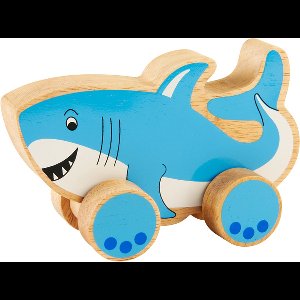 Lanka Kade houten duwspeelgoed haai - educatief speelgoed multicolor.