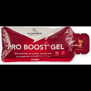 Neapharma Pro Boost cafeïne energy Gel - 70 mg cafeïne - licht verteerbaar - Cola smaak - met extra vocht en mineralen - per 10 Energie gels