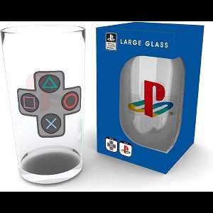 PLAYSTATION - Large Glasses 500ml - Buttons