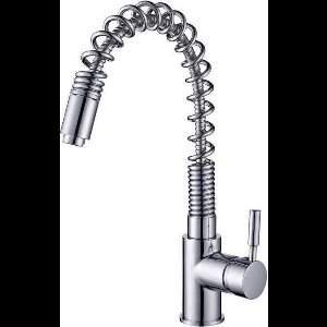 ROUSSEAU Tiki keukenmengkraan - Zonder handdouche - Chroom