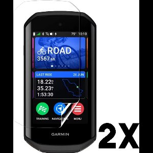 Screenprotector Geschikt Voor Garmin Edge 1050 - Volledige Cover – 2-Pack - Hoge Kwaliteit Plastic Screen Protector - TPU - 2 Stuks - TechDefend