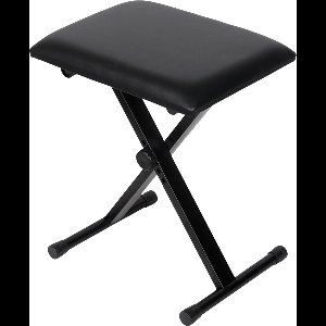 Somstyle Pianokruk - Verstelbare Piano Stoel - 3 Hoogtes 41, 46 & 50 CM - Pianobank - Zwart