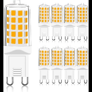 LED's Light G9 LED steeklampen - Dimbaar warm wit licht - 3W vervangt 28W - 9PACK - Lamp - Ledlampen