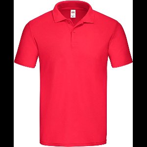 Fruit Of The Loom - Original Polo - Red - Maat L