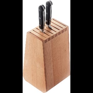 Point-Virgule - Messenblok uit Beuk - Designed by Mathias De Ferm - 16 x 15 x 27 cm