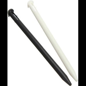 2x Stylus Pen geschikt voor New Nintendo 2DS XL - Wit-Zwart