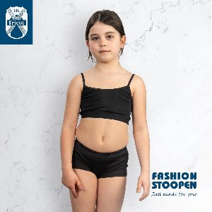 HL Tricot - Topje Michelle zwart - Maat 116 - Meisjes - ZWART -