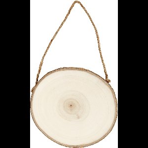 Deurschild. d 12-14 cm. dikte 1.5 cm. 1 stuk