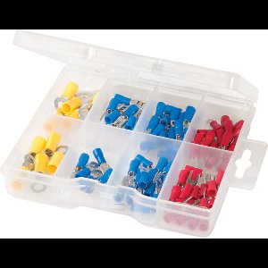 Fixman Kabelschoen assortiment - geïsoleerd - kleur gecodeerd - 82-delig - met opbergkoffer