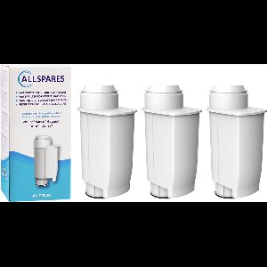 AllSpares Waterfilter (3x) geschikt voor o.a. Philips / Saeco koffiemachines vervangingsfilter voor BRITA Intenza+ en Philips / Saeco CA6702