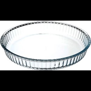 Secret de Gourmet - Ovenschaal rond - Transparant - Glas - D32/H5 cm