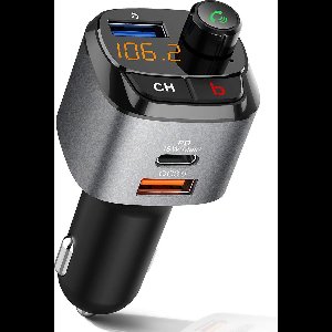 Xd Xtreme - carkit met FM transmitter - autolader - voice control - USB - USB type C - Bluetooth 5.0