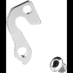Derailleurhanger, aluminiumlegering, achterderailleurhanger 94 fietsstaarthaak voor GT, Aggressor, Avalanche, KHS, Timberline, Kestrel, Kettler, Mongoose Mountain racefietsen MTB-onderdelen (zilver)