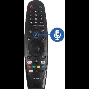 Ibley Afstandsbediening geschikt voor LG AKB75855501 (Voice) - Geschikt voor OLED, NanoCell & 4K UHD Smart TV’s