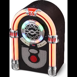Stunq® Stijlvolle Retro Muziekbox met CD-speler en Bluetooth, Ideale Muziekervaring voor Thuis