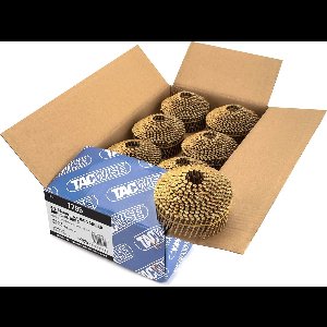 5400 Stuks Verzinkte Coilnagels Conisch 2.1x38mm - Diamantpunt & Ringschacht voor Houtbouw