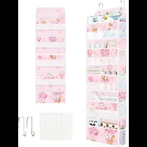 Opvouwbare Deurorganizer met 5 Vakken voor Opslag in Kast, Badkamer of Kinderkamer