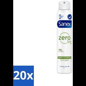 Sanex - Deodorant Spray - Zero% Normal Skin - Zonder Toevoegingen - 200 ml - Bulkverpakking - 20 stuks