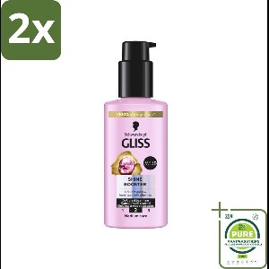 Gliss - Haarserum - Liquid Silk Shine Booster - Fruitige Geur - 100 ml - Voordeelverpakking - 2 stuks - Haar serum - Glans serum