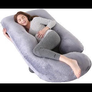 DoneMore® – zwangerschapskussen – G-vorm lichaamskussen – ergonomisch – afneembare katoenen hoes – geheugenfoam – 170, 70, 110 cm -1,5-2 kg