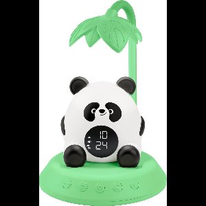 HiBuddies Nachtlamp & Wekker Met Geluidseffecten Voor Kinderen - Tai de Panda - Slaaptrainer