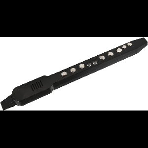 Zeynomax - Mini digitaal blaasinstrument met 10 tonen, 12 begeleidingen, MIDI connectiviteit en verwijderbaar mondstuk voor Android en Windows (zwart)