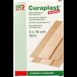 Curaplast Sensitive wondpleister 4 x 10cm 10 Stuks