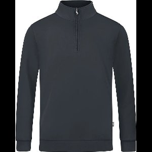 Jako Organic Ziptop Heren - Antraciet | Maat: S