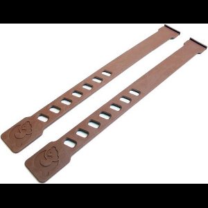 Qibbel voetenbakriem (bruin) - Fietsstoeltje