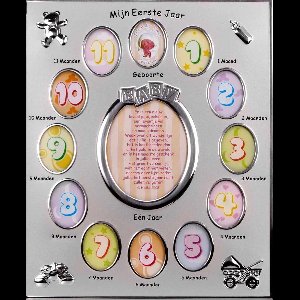 Fotolijst Mijn Eerste Jaar Zilverkleur