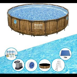 Bestway Zwembad Power Steel Swim Vista - Inclusief accessoires - 549x122 cm