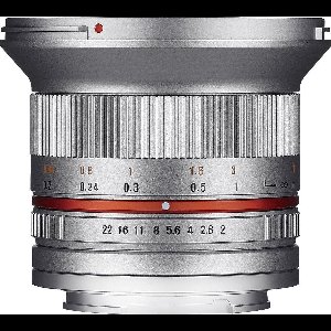 Samyang 12mm - F2.0 Ncs Cs - Prime lens - Geschikt voor Fujifilm X - Zilver