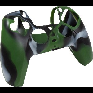 Qware Gaming - Siliconen Beschermhoes Camouflage - PS5 - Dualsense - Controller - Bescherming - Protectie