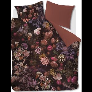 Kardol Chelsea Garden dekbedovertrek - Eenpersoons - 140x200/220 - Rood