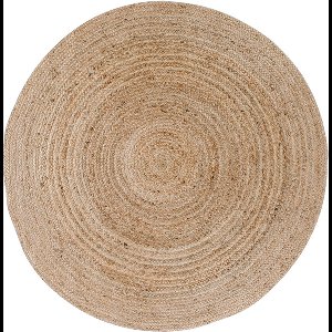 House Nordic Bombay Tapijt - Tapijt van gevlochten jute, natuurlijk, Ø120 cm