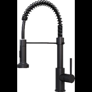 Kraan - Keuken - Keukenkraan - Uittrekbare Uitloop - Mengkraan - Flexibele Slang - Zwart